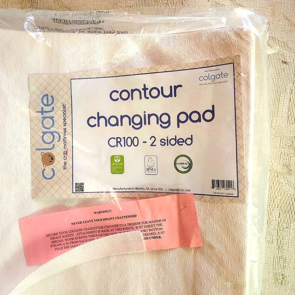 BRAND NEW IN PROTECTIVE WRAP Colgate Eco Pad 2-Sided Contour Changing Pad